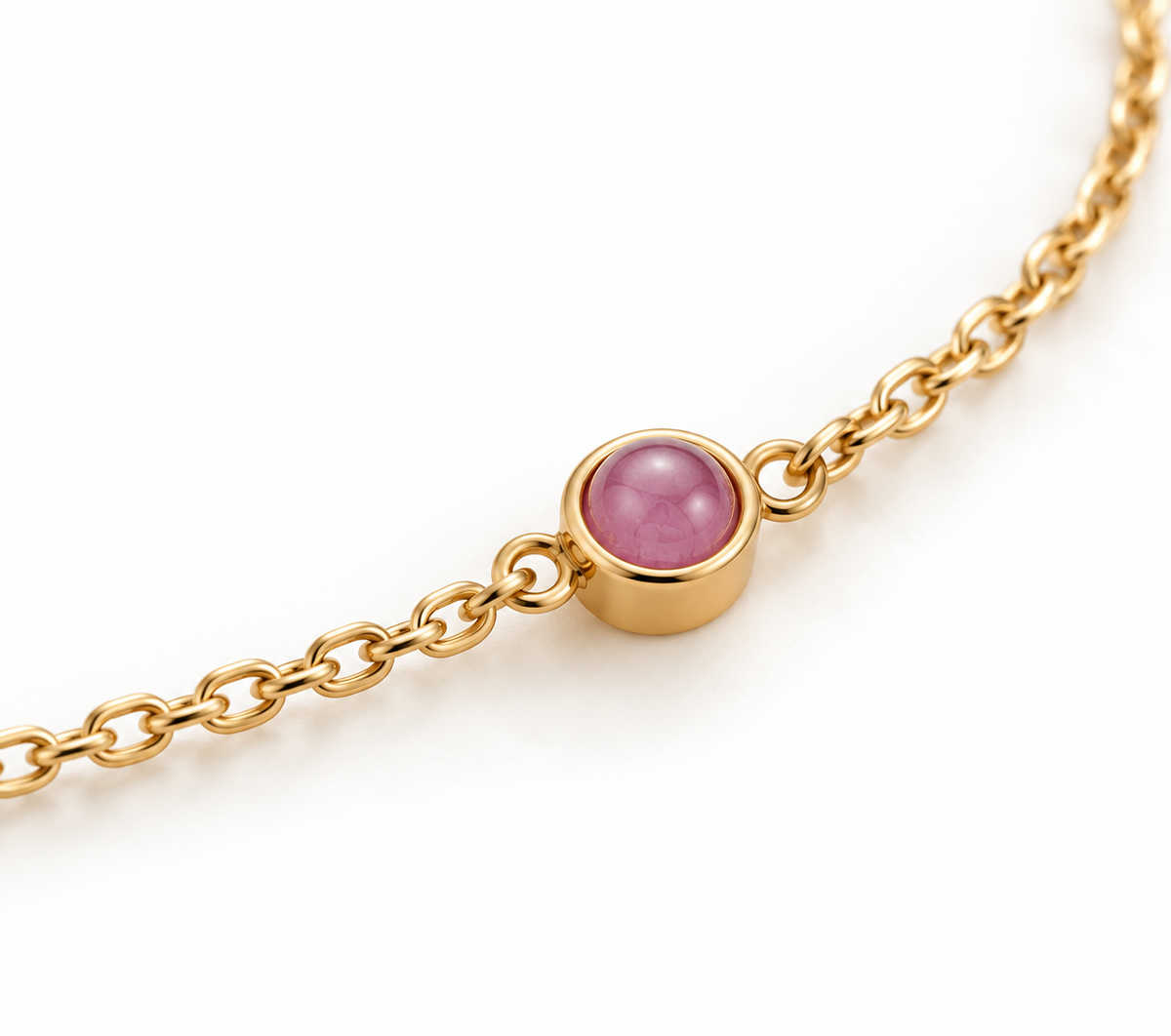 Vineta Ruby Bracelet - Gold
