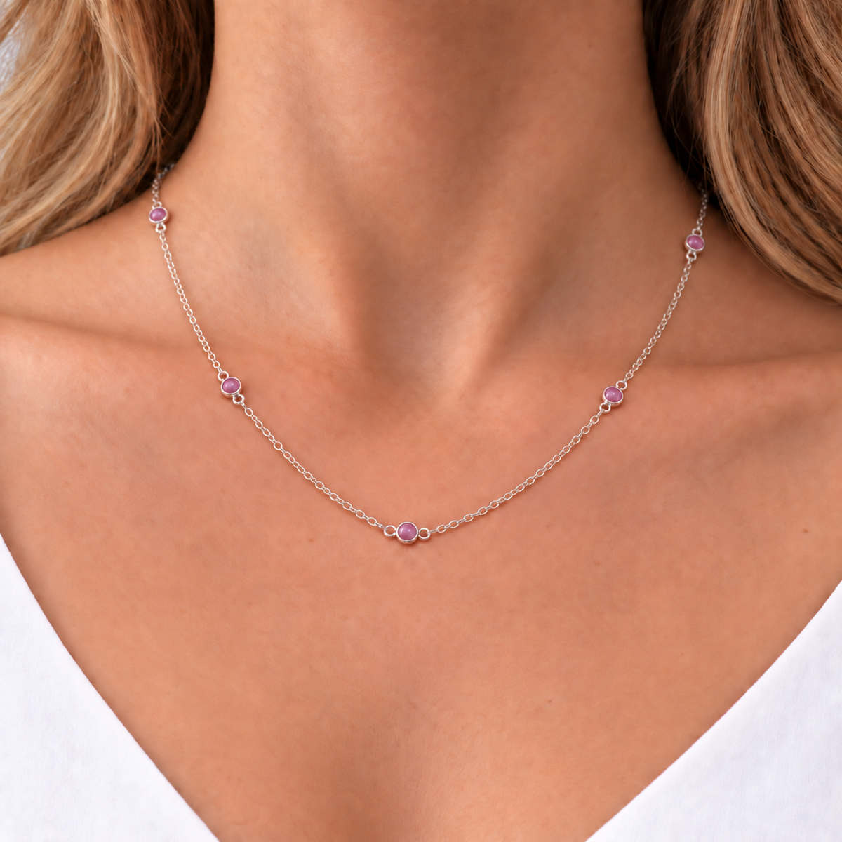 Cleo Necklace - Silver