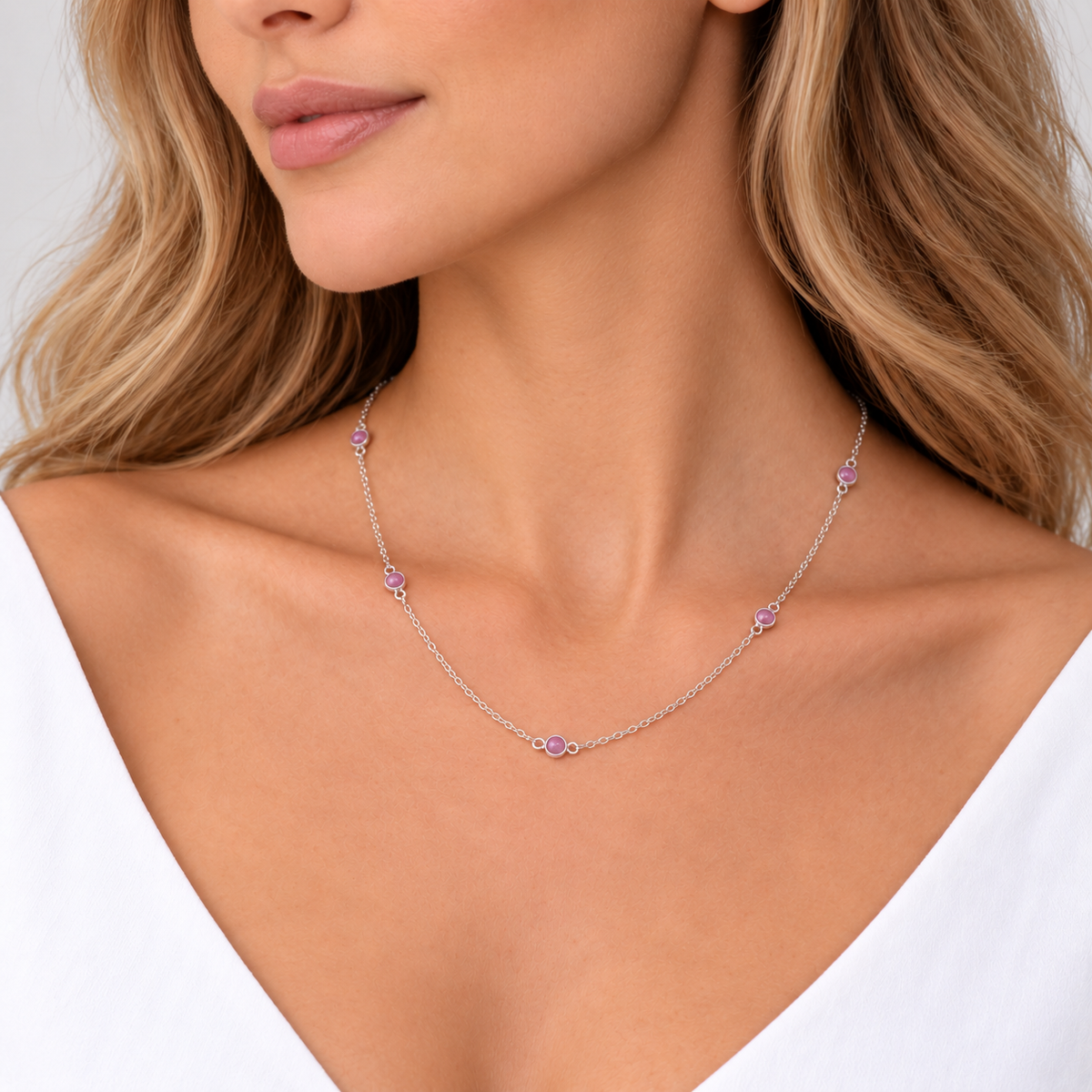 Cleo Necklace - Silver