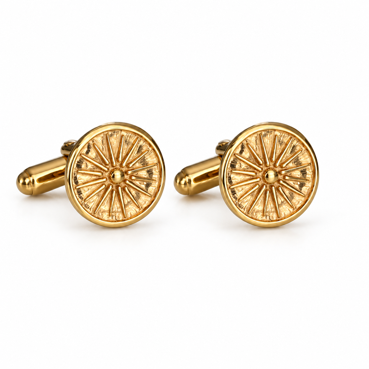 Kutleš Cufflinks - Vermeil Gold