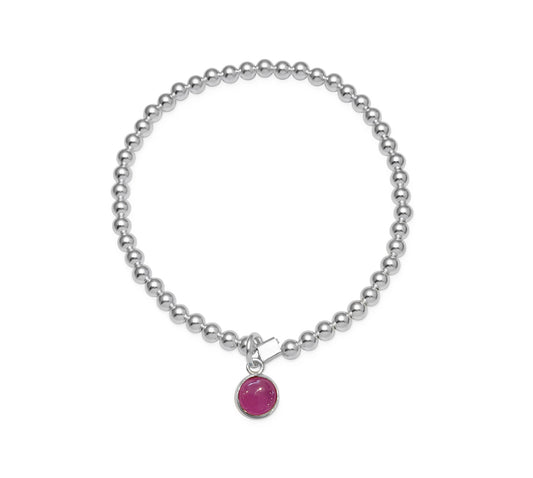 Edenred Stretchy Bracelet with Prilep Ruby